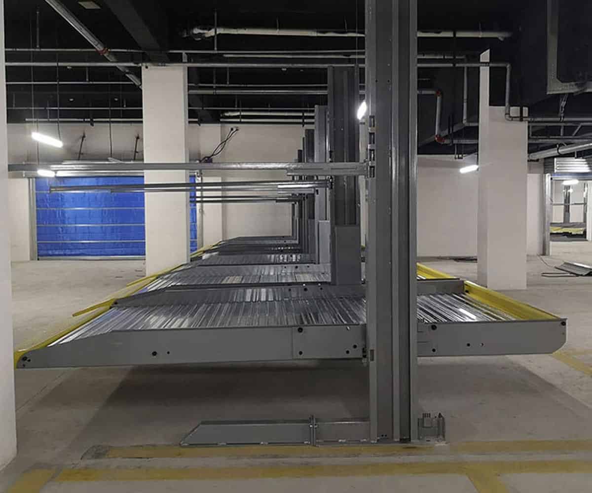 二層升降平移立體停車位過驗收